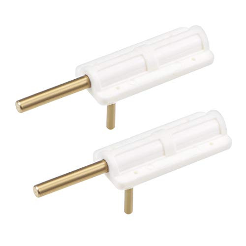 uxcell Canopy Hatch Lock Latches for RC Airplane Cockpit Cover Fixing, 30x12.5x6mm White 2pcs