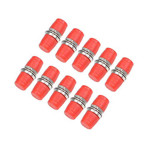 uxcell FC to FC Fiber Coupler Flange Type Fiber Optical Adapter for Server Rack, Patch Panel Singlemode/Multimode 10Pcs(D Type)