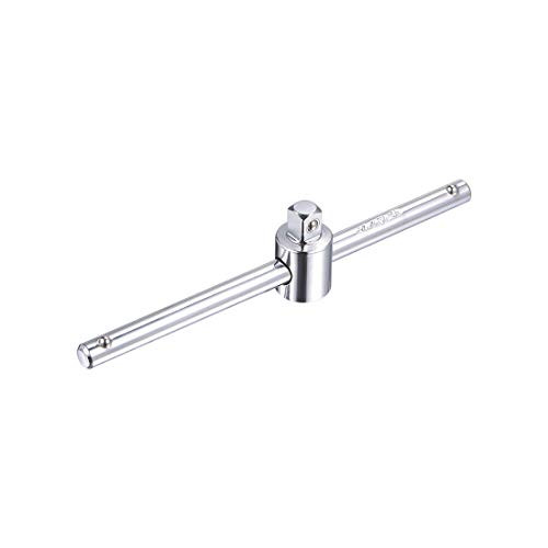 uxcell 1/4" Drive Sliding Wrench Breaker Bar T-Handle Socket Hand Tool