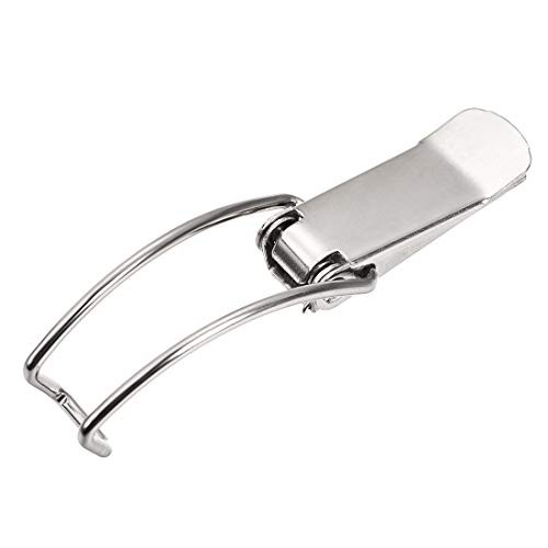 uxcell 3.25-inch Iron Spring Loaded Toggle Latch Catch Clamp Clip for Trunk Case Box Chest