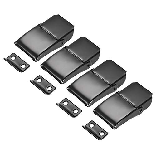 uxcell 1.83-inch Iron Concealed Draw Toggle Latch Clamp for Case, Toolbox, Cleaner - 4 Pcs