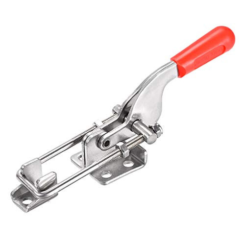 uxcell 771lbs Adjustable Latch SUS304 Stainless Steel U Bolt Quick Release Toggle Clamp (Round Shank)