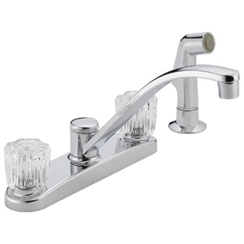 Peerless P299501LF Choice Two Handle Kitchen Faucet, Chrome