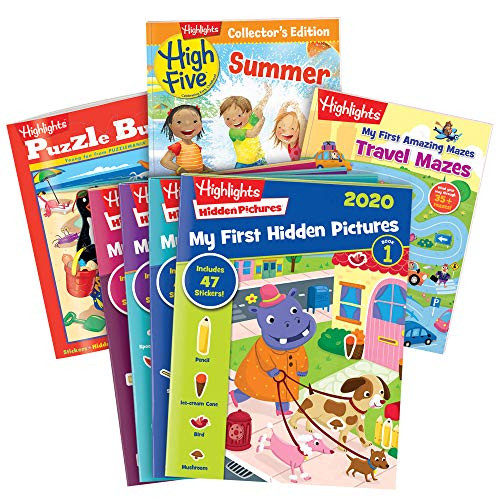 Highlights Summer Fun Pack for Kids Ages 3-6: My First Hidden Pictures & Puzzle