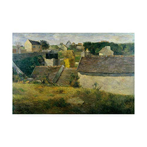 Trademark Fine Art Houses at Vaugirard by Gauguin, 12x19, Multiple