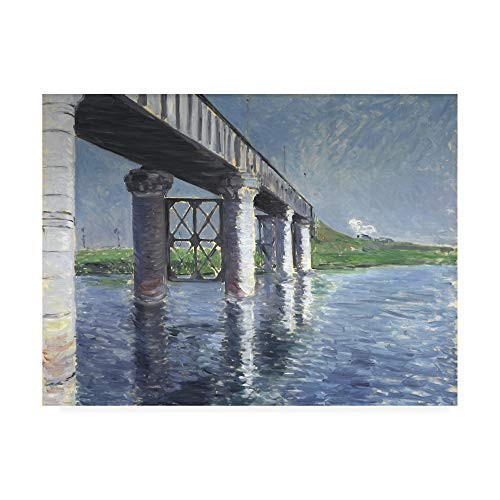 Trademark Fine Art Bridge at Argenteuil by Gustave Caillebotte, 14x19, Multiple
