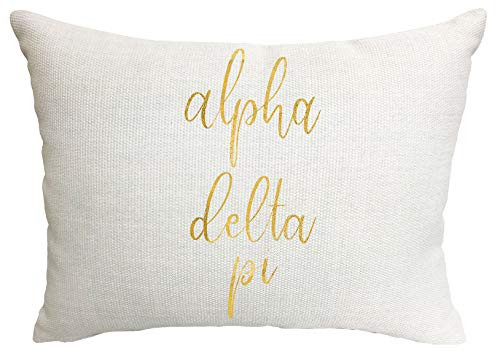 Alpha Delta Pi Sorority Throw Pillow