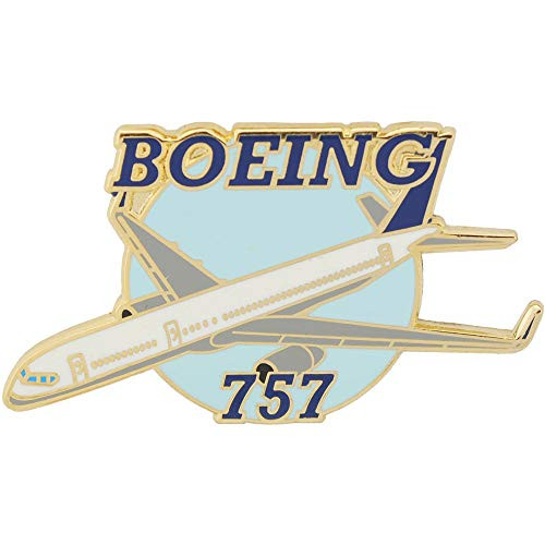 Boeing 757 Commercial Aircraft Airplane Hat or Lapel Pin