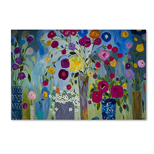 Pincha Mayurasana by Carrie Schmitt, 12x19-Inch Canvas Wall Art