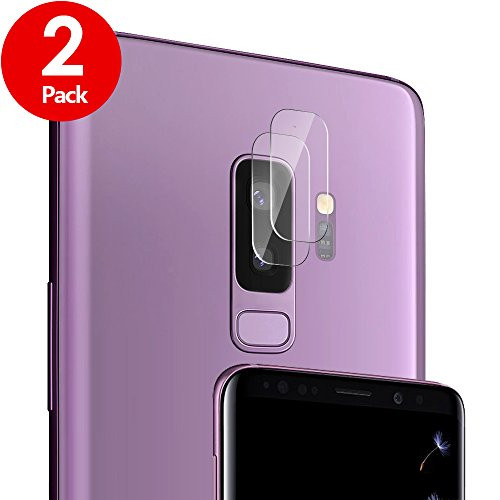 Galaxy S9 Plus Camera Lens Protector, G-Color [9H Hardness] [High Definition] [Scratch Proof] Tempered Glass Screen Protector for Samsung Galaxy S9+/S9 Plus Camera Lens (2 Pack)