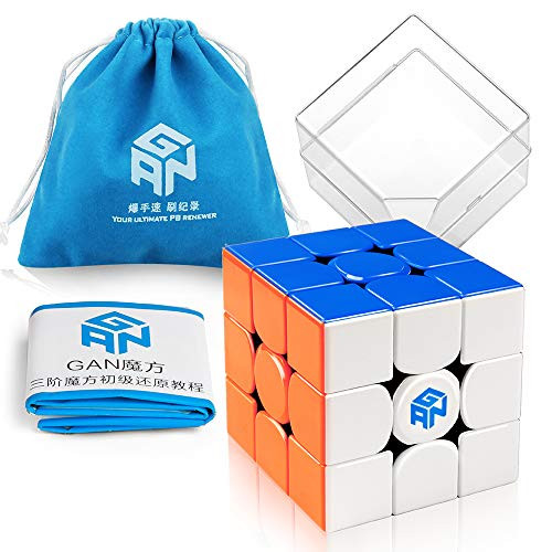 D-FantiX Gan 356 M Lite 3x3 Speed Cube Stickerless Gan 356M Gans 3x3 Magnetic Cube Puzzle Toys