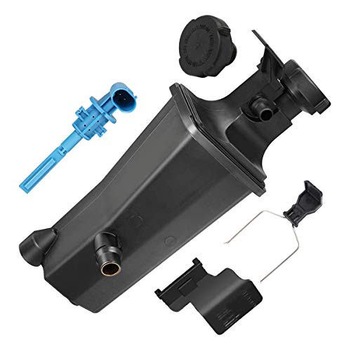 A-Premium Coolant Expansion Tank with Cap and Sensor Replacement for BMW E46 320i 323Ci 323i 325Ci 325i 325xi 328Ci 328i 330Ci 330i 330xi X3 X5
