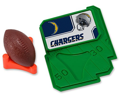 CAKEMAKE NFL Football & Tee, Cake Topper, San Diego Chargers CAKEMAKE NFL Football & Tee, Cake Topper, San Diego Chargers