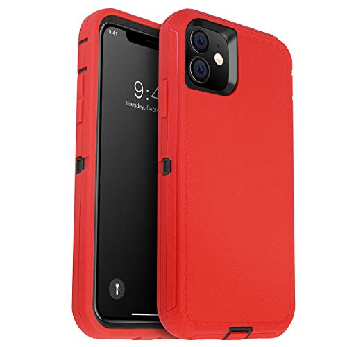 AICase for iPhone 11 Case, Protective Moulded TPU+Hard PC Drop Protection Rugged Heavy Duty Case, Shockproof/Drop/Dust Proof 3-Layer Protective Durable Cover for Apple iPhone 11