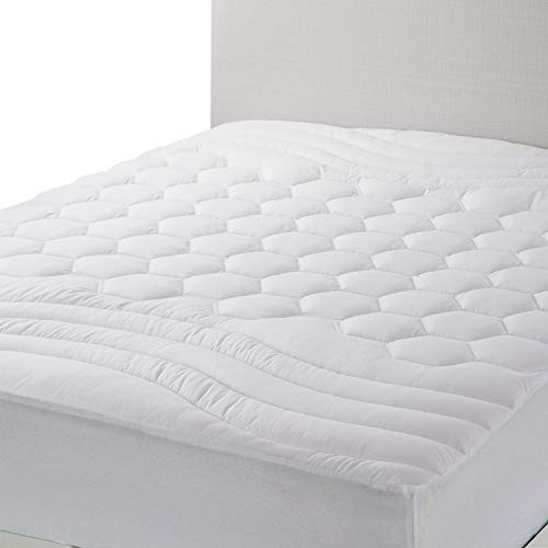 Bedsure Mattress Pad Full Size?54x75 inches?- Breathable - Ultra Soft Quilted Mattress Pad Protector Deep Pocket(up to 18'' deep), Fitted Sheet Mattress Cover-White Bedsure Mattress Pad Full Size?54x75 inches?- Breathable - Ultra Soft Quilted Mattress Pad Protector Deep Pocket(up to 18'' deep), Fitted Sheet Mattress Cover-White