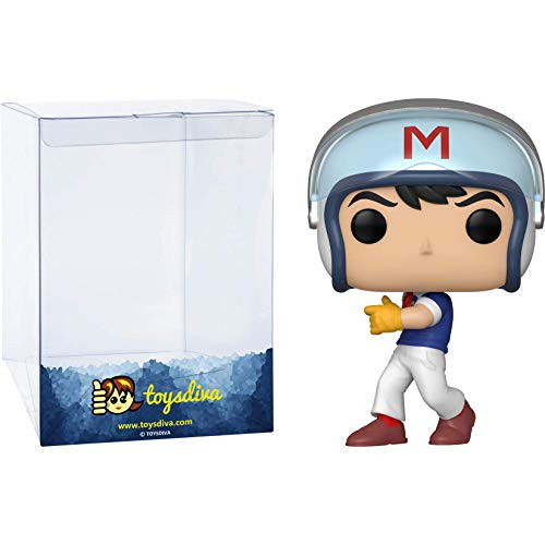 Speed Racer: Funk?o Pop! Animation Vinyl Figure Bundle with 1 Compatible 'ToysDiva' Graphic Protector (737 - 45099 - B)