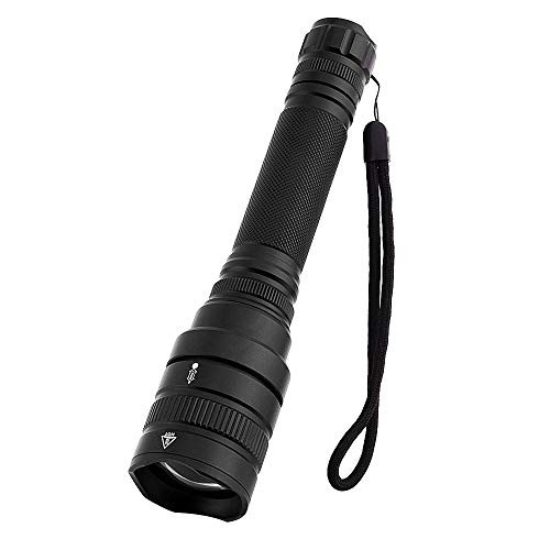 Auxbeam LED Tactical Flashlight Super Bright 2000 Lumen M6 LED Flashlights Portable Outdoor Water Resistant Torch Light Zoomable Flashlight with 5 Light Modes Auxbeam LED Tactical Flashlight Super Bright 2000 Lumen M6 LED Flashlights Portable Outdoor Water Resistant Torch Light Zoomable Flashlight with 5 Light Modes