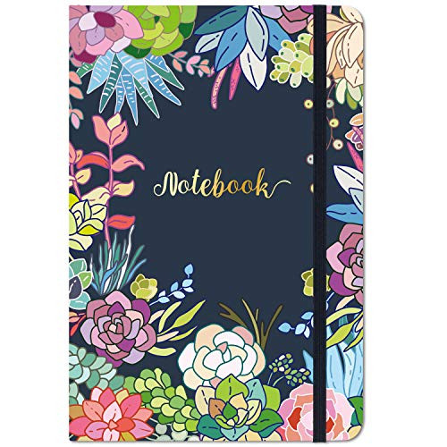 Ruled Notebook/Journal - Lined Journal, 8.4" X 5.8", Hardcover, Page Mark, Thick Back Pocket, Lay Flat 360° to Write Easy with Premium Paper, Ruled Journal, Perfect for School, Office & Home