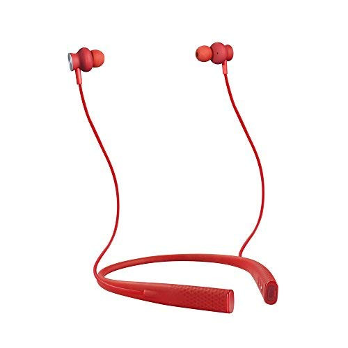 Neckband Bluetooth Headphones, FACEVER Wireless Sports Earphones w/Mic Waterproof IPX5 HD Stereo Sound Sweatproof Earbuds for Running Gym Workout 10 Hrs Playback Noise Cancelling Headset, Red Neckband Bluetooth Headphones, FACEVER Wireless Sports Earphones w/Mic Waterproof IPX5 HD Stereo Sound Sweatproof Earbuds for Running Gym Workout 10 Hrs Playback Noise Cancelling Headset, Red