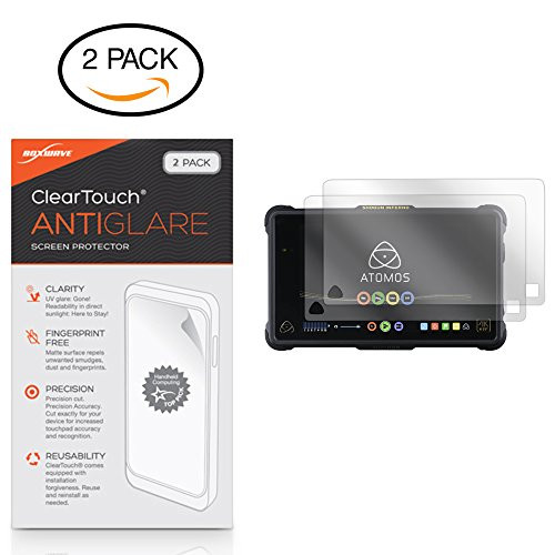 Atomos Shogun Inferno Screen Protector, BoxWave® [ClearTouch Anti-Glare (2-Pack)] Anti-Fingerprint Matte Film Skin for Atomos Shogun Inferno | Ninja Inferno