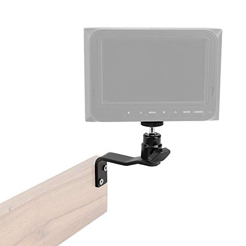 CAMVATE Adjustable Ball Head 1/4"-20 Screw Connector with Right Angle Type Pedestal Wall/Table/Ceiling Mount