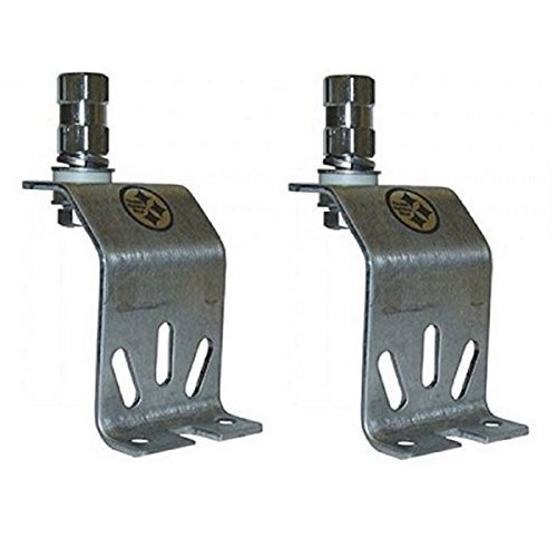 FireStik LOT of 2 SS-174 CB Radio Antenna Hood/Trunk Channel Mount W/K-4 Stud