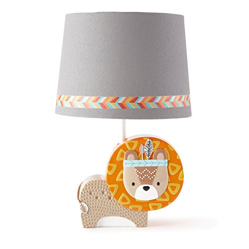 Levtex Home Baby Zambezi Lamp Base and Shade, Grey