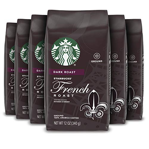 Starbucks Dark Roast Ground Coffee French Roast 100% Arabica 6 bags (12 oz. each) Starbucks Dark Roast Ground Coffee French Roast 100% Arabica 6 bags (12 oz. each)