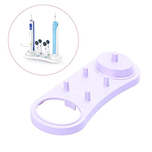 YUNAI Electric Toothbrush Stand for Oral-B Toothbrush Heads - 4 Toothbrush Head Holders with Electric Toothbrush Stand and Electric Toothbrush Charger Holder YUNAI Electric Toothbrush Stand for Oral-B Toothbrush Heads - 4 Toothbrush Head Holders with Electric Toothbrush Stand and Electric Toothbrush Charger Holder
