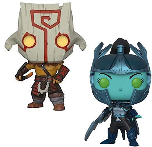 Funko POP! Games: Dota 2 - Juggernaut with Sword and Phantom Assassin with Sword - Set of 2 Figures Shipped in Playola Pop Protectors