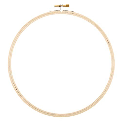 Darice Wooden Embroidery Hoops Round 8 inches (6-Pack) 39014