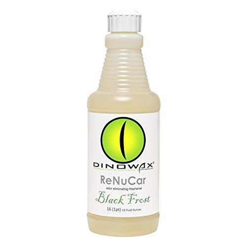 Dinowax ReNuCar-BlackFrost | Odor Eliminator | Automotive Fragrance | Professional-Grade (16 Oz) Dinowax ReNuCar-BlackFrost | Odor Eliminator | Automotive Fragrance | Professional-Grade (16 Oz)
