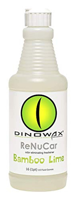 Dinowax ReNuCar- BambooLime | Odor Eliminator | Automotive Fragrance | Professional-Grade (16 Oz) Dinowax ReNuCar- BambooLime | Odor Eliminator | Automotive Fragrance | Professional-Grade (16 Oz)