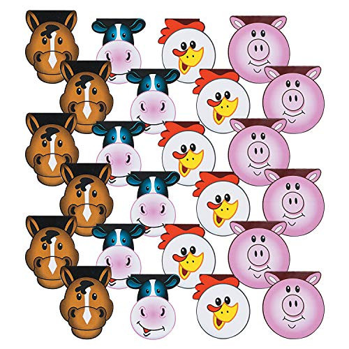 Fun Express Farm Party Paper Notepads | 24 Count | Children's School Activities, Birthday Party Favors & Prizes, Good Bags, Art Activities