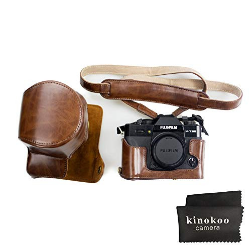 kinokoo Fujifilm PU Leather Camera Case,Fullbody Case Cover for Fujifilm XT30 XT20 XT10 with 16-50mm and 18-55mm Lens -Coffee kinokoo Fujifilm PU Leather Camera Case,Fullbody Case Cover for Fujifilm XT30 XT20 XT10 with 16-50mm and 18-55mm Lens -Coffee