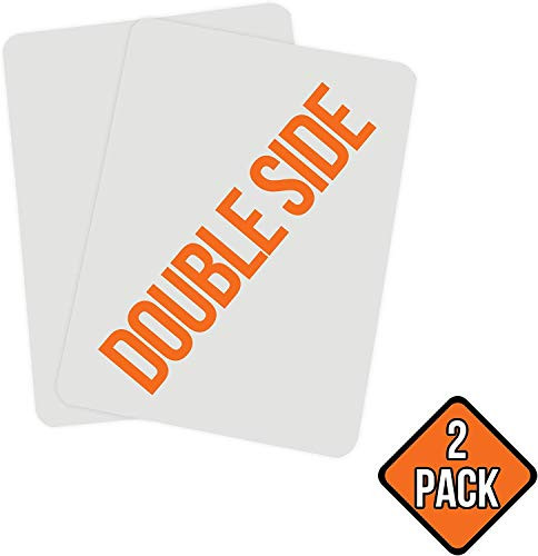 Dry Erase Lapboards | 2 pc Classroom Pack Mini Lapboards - 9" x 12" Double Sided Small White Boards for Students, Teacher Supplies