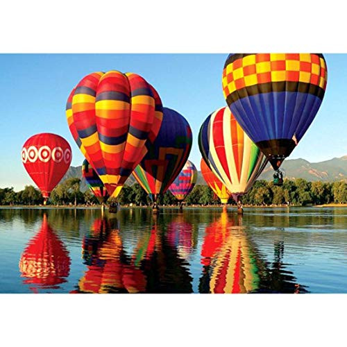 Rocorose 1000 Piece Jigsaw Puzzle, Hot Air Balloon Floor Puzzle for Kids Adult