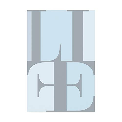 Trademark Fine Art IC01735-C1219GG Life Typographic by TypeLike, 12x19, Multiple