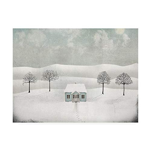 Trademark Fine Art Winter Land House by Maja Lindber, 14x19, Multiple