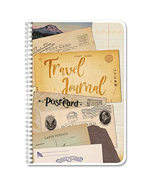 BookFactory Travel Journal/Traveling Itinerary Log Book/Logbook - Wire-O, 100 Pages, 6"x 9" (JOU-100-69CW-PP-(TravelJournal)) BookFactory Travel Journal/Traveling Itinerary Log Book/Logbook - Wire-O, 100 Pages, 6"x 9" (JOU-100-69CW-PP-(TravelJournal))