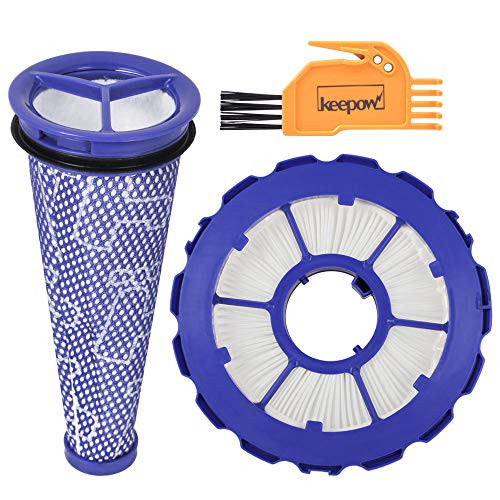 KEEPOW Pre & Post Motor HEPA Filter Replacement Compatible with Dyson DC50 DC50i Animal and Multi Floor Vacuum Cleaner (Pack of 2)