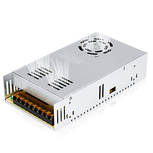24V 20A Power Supply 480W - Built in Cooling Fan DC Universal Regulated Switching Tranformer AC 110V-220V