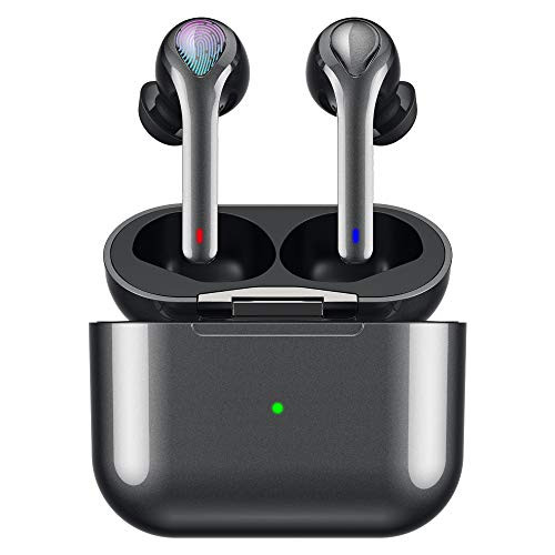 Wireless Earbuds Bluetooth 5.0 Hands Free True Wireless HiFi Stereo Touch Control Headphones with Charging case IPX7 Waterproof Wireless Bluetooth Headphones for Running