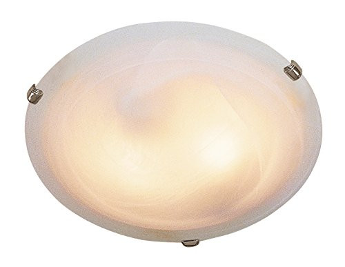 Trans Globe Lighting 58701 BN Indoor  Cracka 15" Flushmount  , Brushed Nickel