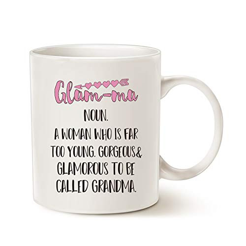 MAUAG Mother's Day Gifts Grandma Definition Funny Coffee Mug, Christmas or Birthday Gift Idea for Grandma Grandmother Cup White, 11 Oz MAUAG Mother's Day Gifts Grandma Definition Funny Coffee Mug, Christmas or Birthday Gift Idea for Grandma Grandmother Cup White, 11 Oz