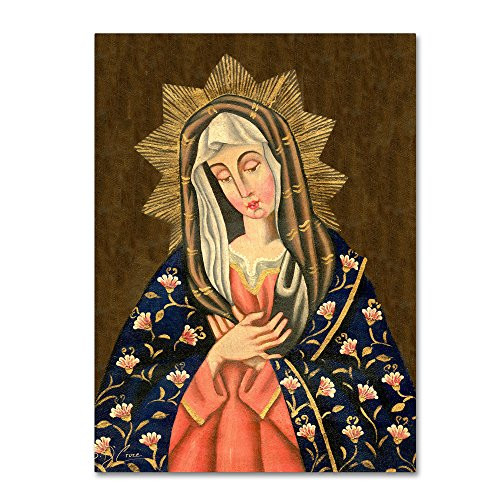 The Virgin II by Masters Fine Art, 14x19-Inch Canvas Wall Art