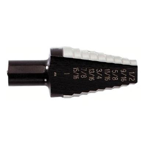 Irwin Tools Unibit #21 13/16-Inch to 1-3/8-Inch Step-Drill Bit, 1/2-Inch Shank (10221) Irwin Tools Unibit #21 13/16-Inch to 1-3/8-Inch Step-Drill Bit, 1/2-Inch Shank (10221)