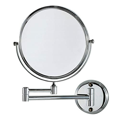 crw 10x Magnifying Makeup Mirrors Wall Mount Two Sided Bathroom Magnification Vanity Mirror Flexible, 360 Degree Swivel, 8 Inch, Chrome crw 10x Magnifying Makeup Mirrors Wall Mount Two Sided Bathroom Magnification Vanity Mirror Flexible, 360 Degree Swivel, 8 Inch, Chrome