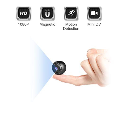 Spy Camera Wireless Hidden, NIYPS 1080P HD Mini Portable Small Secret Covert Nanny Camera with Night Vision and Motion Detection, Ultra Tiny Wireless Security Surveillance Camera for Indoor/Outdoor Spy Camera Wireless Hidden, NIYPS 1080P HD Mini Portable Small Secret Covert Nanny Camera with Night Vision and Motion Detection, Ultra Tiny Wireless Security Surveillance Camera for Indoor/Outdoor