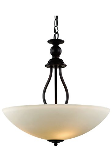 Trans Globe Lighting 70538-20 ROB Indoor  Claiborne 20" Pendant, Rubbed Oil Bronze